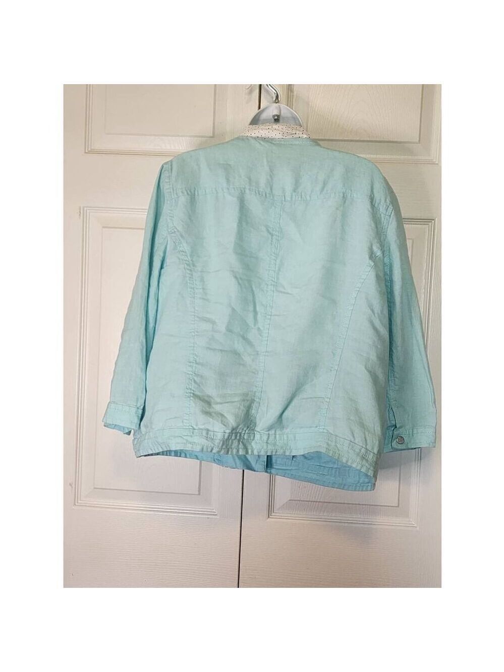 Chico's Turquoise Jacket - Picture 5 of 8